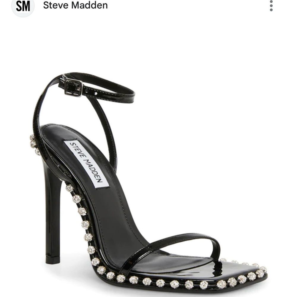 Steve Madden Zelle Black Heels